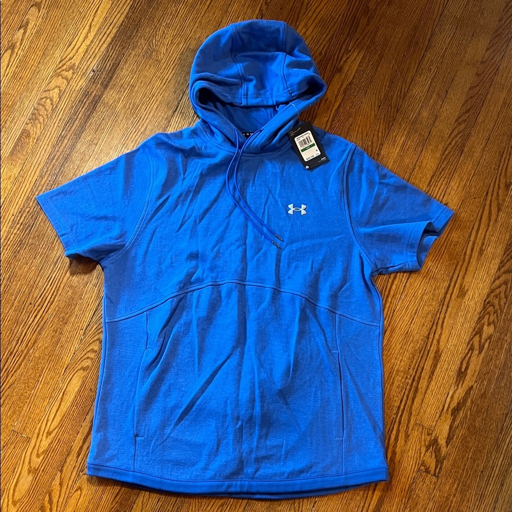 Under Armour Blue Short Sleeve Hoodie